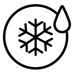 Icona scongelamento friggitrice ad aria